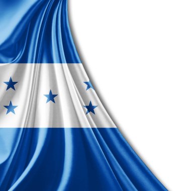 Honduras bayrağı ile kopya alanı metin - 3d çizim için    