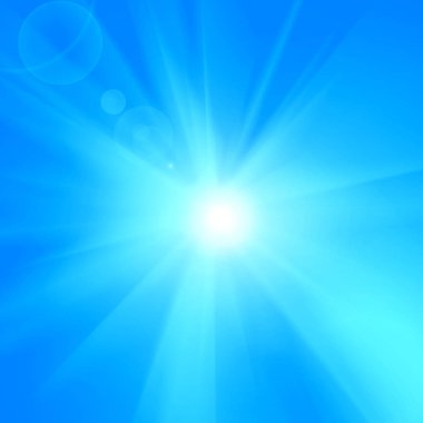 Arka plan. Güneş ışınları - illüstrasyon ile