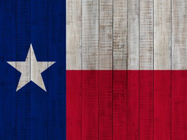 Texas bayrağı ile kopya alanı metin veya resimler 