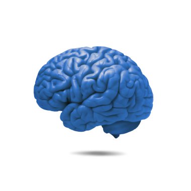  insan beyninin arka plan - 3d çizim