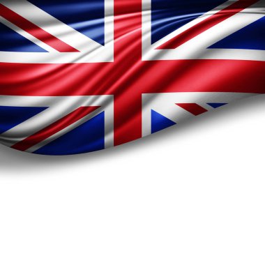 Amerika Birleşik Devletleri bayrağı ile kopya alanı metin - 3d çizim için    