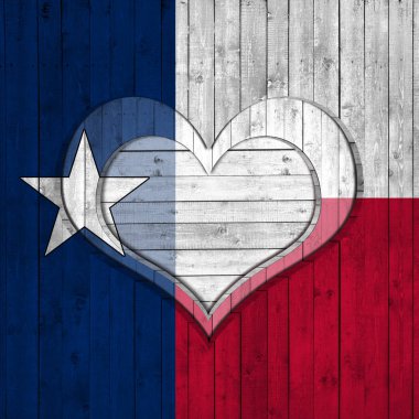 Texas arka plan kopya alanı için metin - 3d çizim ile    