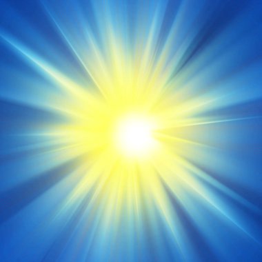 Arka plan. Güneş ışınları - illüstrasyon ile