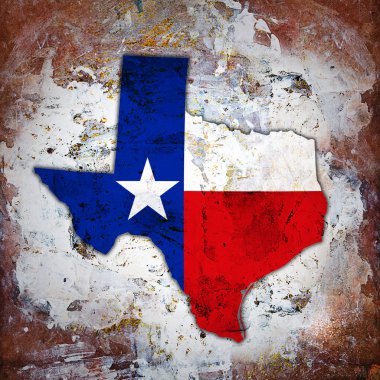 Texas arka plan kopya alanı için metin - 3d çizim ile    