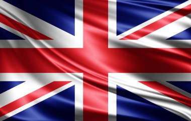 Amerika Birleşik Devletleri bayrağı ile kopya alanı metin - 3d çizim için    