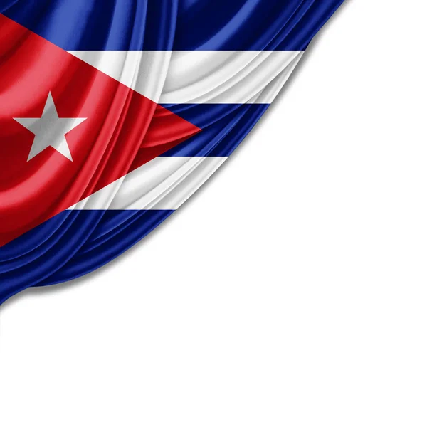 Bandeira Cuba Com Espaço Cópia Para Seu Texto Ilustração — Fotografia de Stock