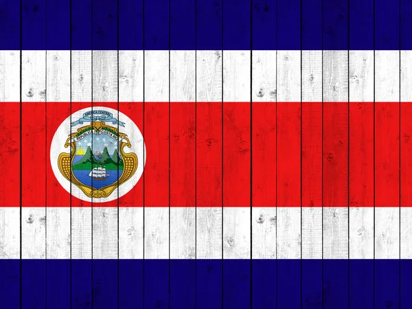Costa Rica Vlajka Kopií Prostor Pro Text Nebo Obrázky — Stock fotografie