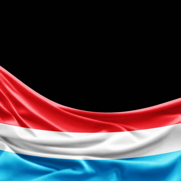 Flagge Von Luxemburg Mit Kopierplatz Für Ihren Text Illustration — Stockfoto