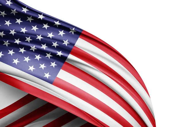 Flag Usa Copy Space Your Text Illustration — Stock Photo, Image