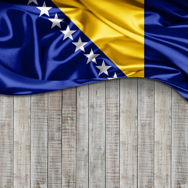Flag Bosnia Herzegovina Copy Space Your Text Illustration — Stock Photo, Image