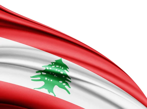 Flag Lebanon Copy Space Your Text Illustration — Stock Photo, Image