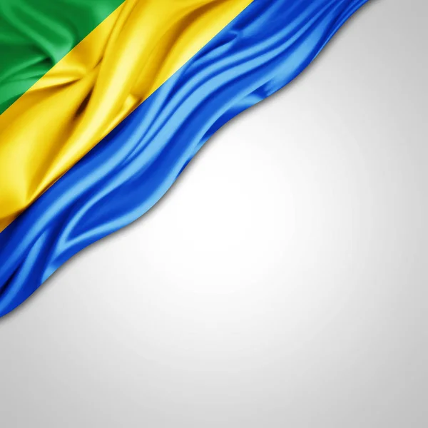 Flag Gabon Copy Space Your Text Illustration — Stock Photo, Image