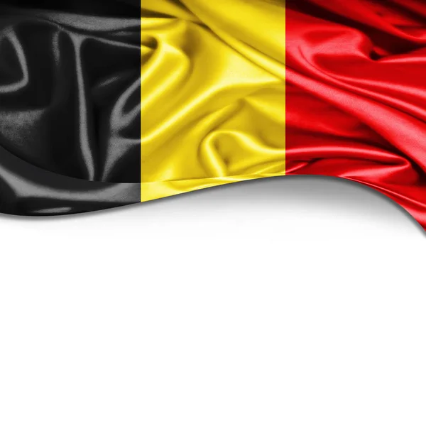Bandera Bélgica Con Espacio Copia Para Texto Ilustración —  Fotos de Stock