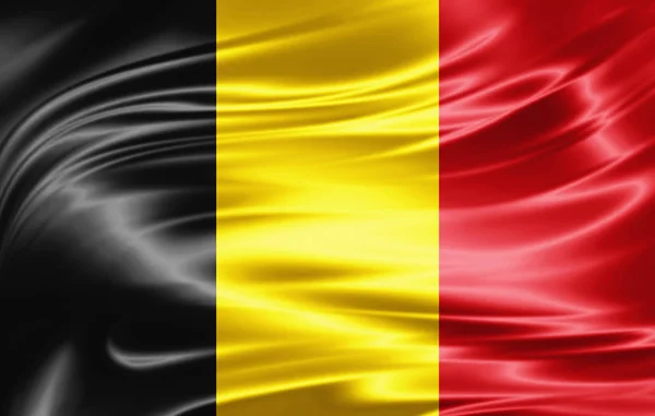 Flag Belgium Copy Space Your Text Illustration — Stock Photo, Image