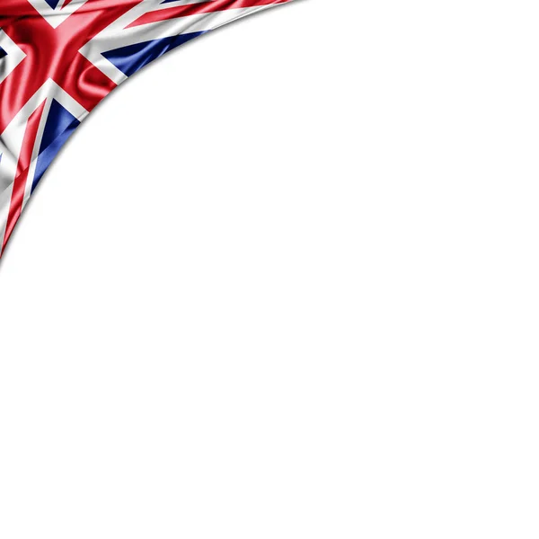 Vlajka Spojeného Království Kopií Prostor Pro Ilustraci Textu — Stock fotografie
