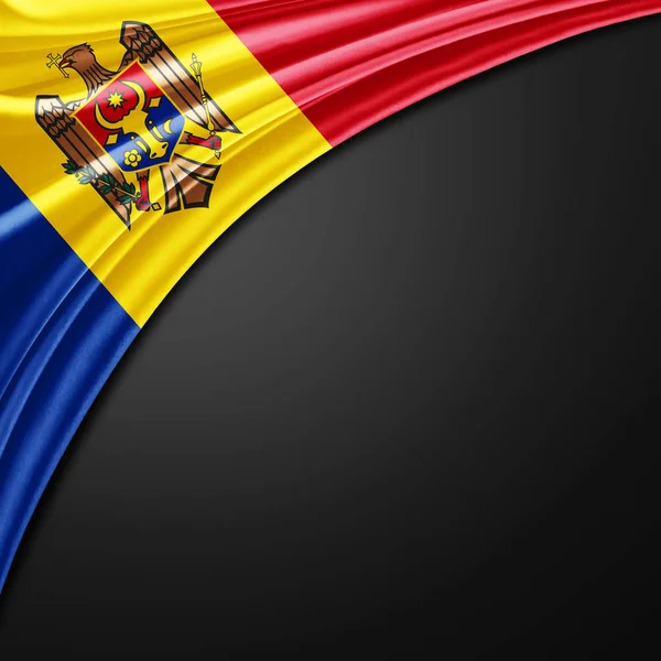 Flag Moldova Copy Space Your Text Illustration — Stock Photo, Image