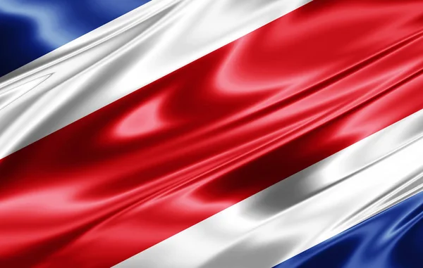 Drapeau Costa Rica Avec Espace Copie Pour Votre Texte Illustration — Photo