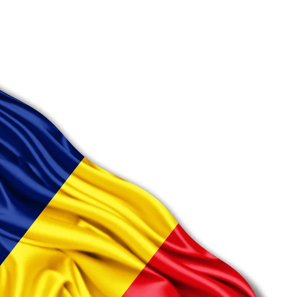 Bandera Rumania Con Espacio Copia Para Texto Ilustración — Foto de Stock