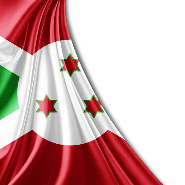 Vlag Van Burundi Met Kopie Ruimte Voor Tekst Illustratie — Stockfoto