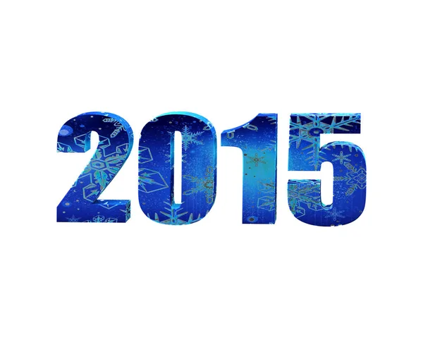 2015 Numbers New Year Card Background — Stock Photo, Image
