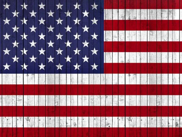 Flagga Usa Med Kopia Utrymme För Din Text Illustration — Stockfoto