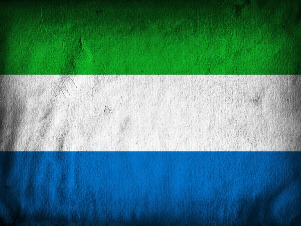 Flagge Von Sierra Leone Mit Kopierplatz Für Ihren Text Illustration — Stockfoto