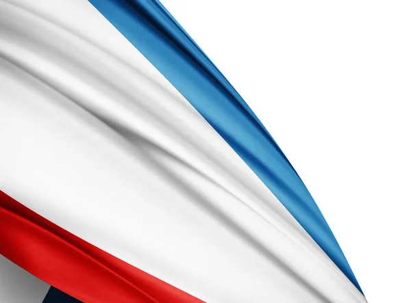 Bandeira Crimeia Com Espaço Cópia Para Seu Texto Ilustração — Fotografia de Stock