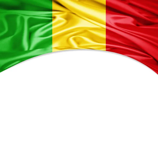 Flagge Von Mali Mit Kopierplatz Für Ihren Text Illustration — Stockfoto