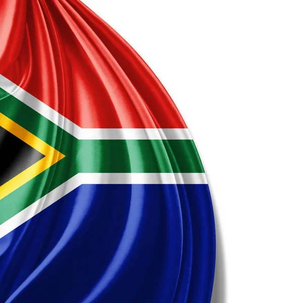 Прапор Південної Африки Копією Простір Вашої Ілюстрації Тексту — стокове фото