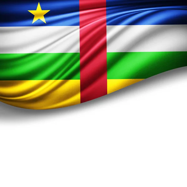 Bandera República Centroafricana Con Espacio Para Copiar Texto Sobre Fondo —  Fotos de Stock