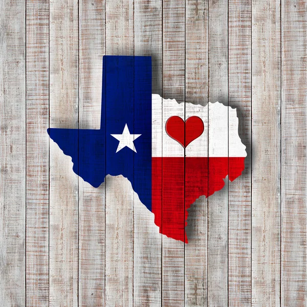 Texas bayrağı ile kopya alanı metin veya resimler 