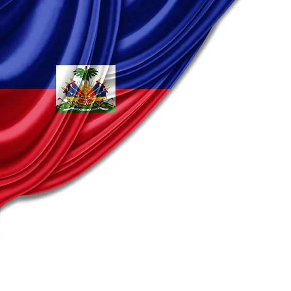 Σημαία Της Αϊτής Αντίγραφο Χώρο Για Κείμενο Απεικόνιση — Φωτογραφία Αρχείου
