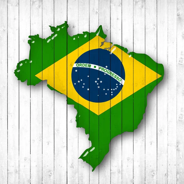 Brazil Flag Copy Space Your Text Images — Stock Photo, Image