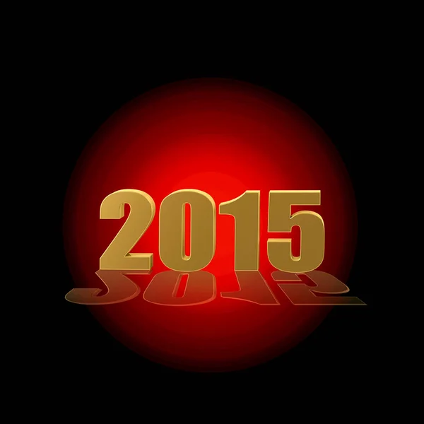 2015 Números Tarjeta Año Nuevo Fondo — Foto de Stock