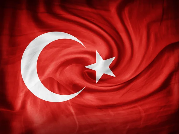 Flagge Der Türkei Mit Kopierplatz Für Ihren Text Illustration — Stockfoto