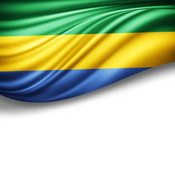 Flagge Von Gabon Mit Kopierraum Für Ihren Text Illustration — Stockfoto