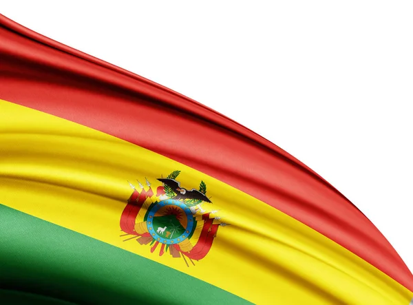 Флаг Боливии Копировальным Пространством Текста Иллюстрация — стоковое фото