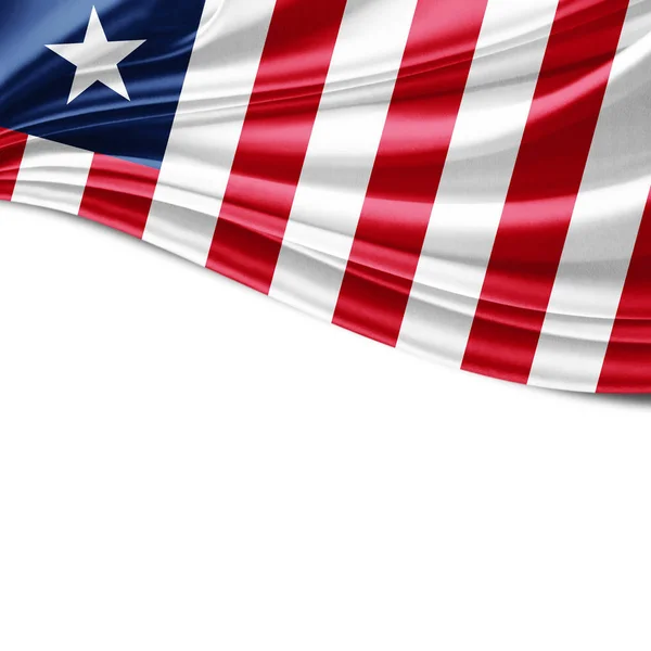 Flag Liberia Copy Space Your Text Illustration — Stock Photo, Image