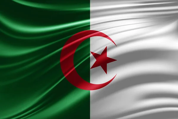 Flag Algeria Copy Space Your Text Illustration — Stock Photo, Image