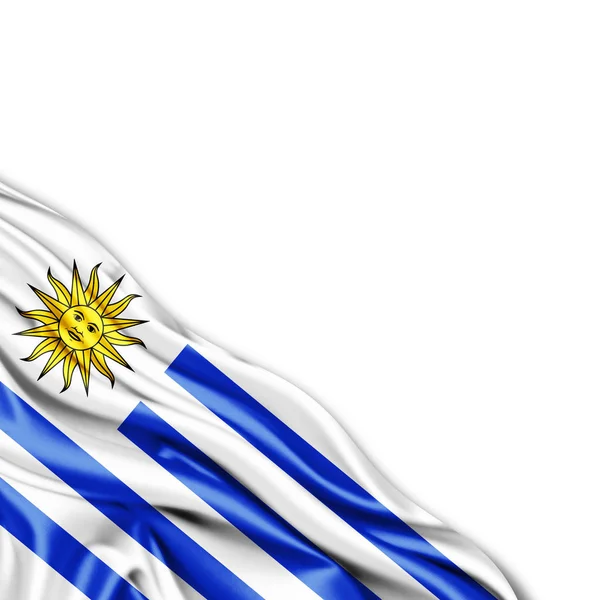 Drapeau Uruguay Avec Espace Copie Pour Votre Texte Illustration — Photo