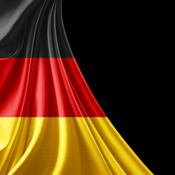 Flag of Germany  with copy space for your text  - 3D illustration    