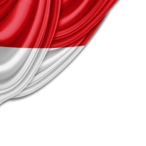 Bandera Indonesia Con Espacio Copia Para Texto Ilustración — Foto de Stock