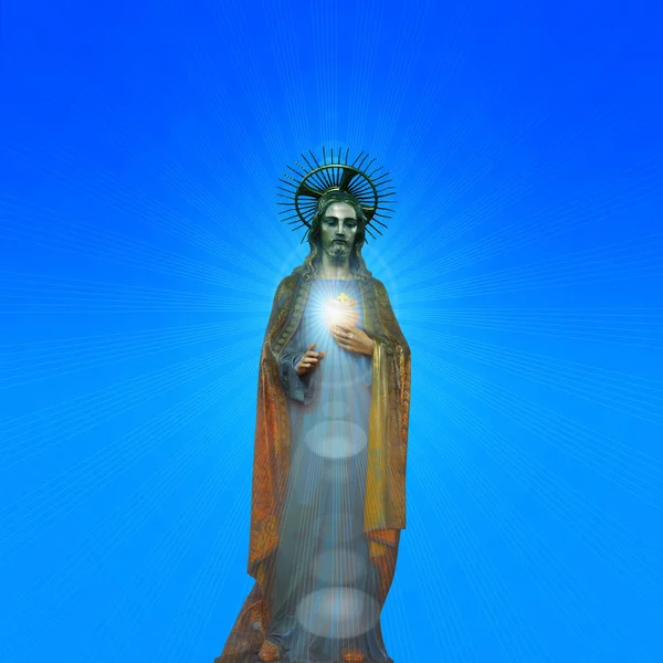 Estatua Jesucristo Religiosa — Foto de Stock