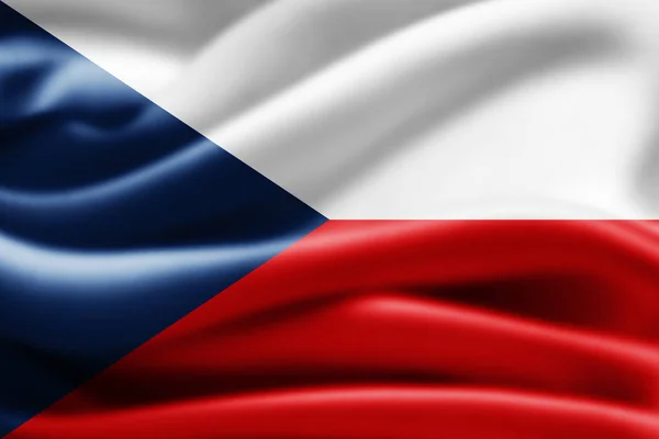 Flag Czech Republic Copy Space Your Text Illustration — Stock Photo, Image