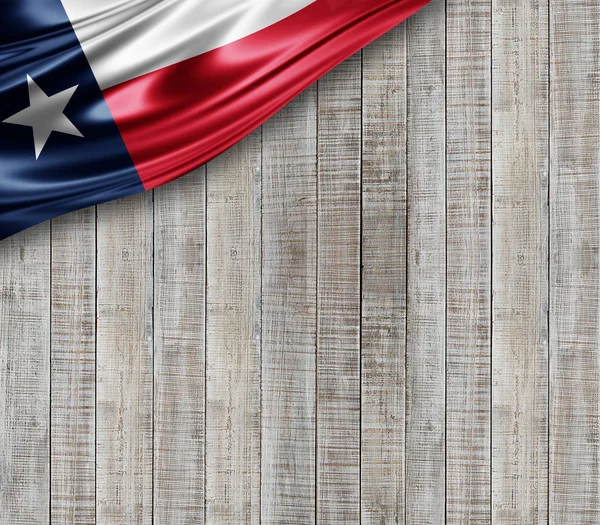 Vlag Van Texas Met Kopie Ruimte Voor Tekst Illustratie — Stockfoto