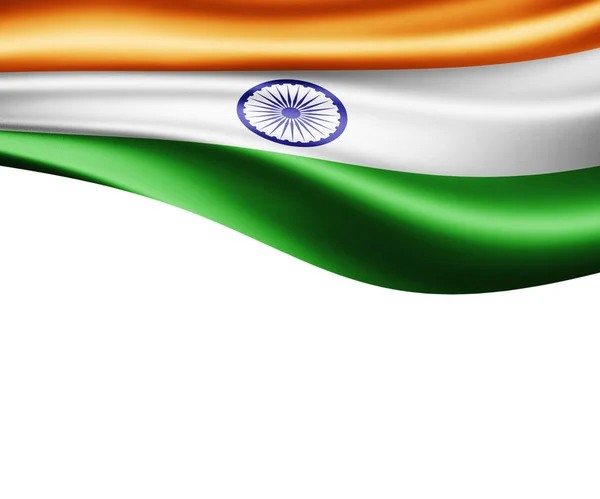 Bandera India Con Espacio Copia Para Texto Ilustración — Foto de Stock