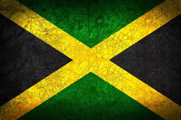 Jamaica Flagge Mit Kopierplatz Für Ihre Texte Oder Bilder — Stockfoto