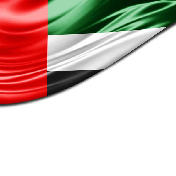 Bandera Emiratos Árabes Unidos Con Espacio Copia Para Texto Ilustración — Foto de Stock