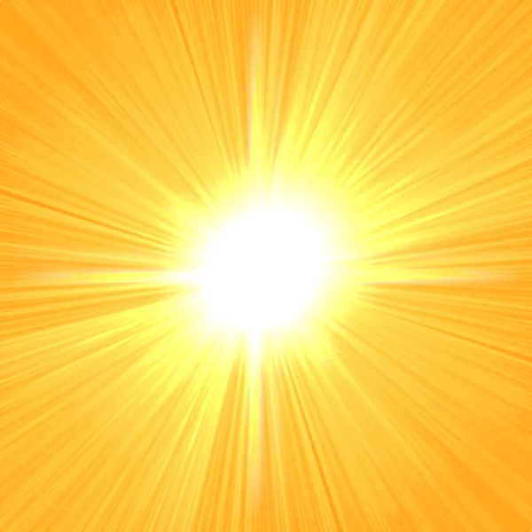抽象的な背景 太陽光線 イラスト — ストック写真