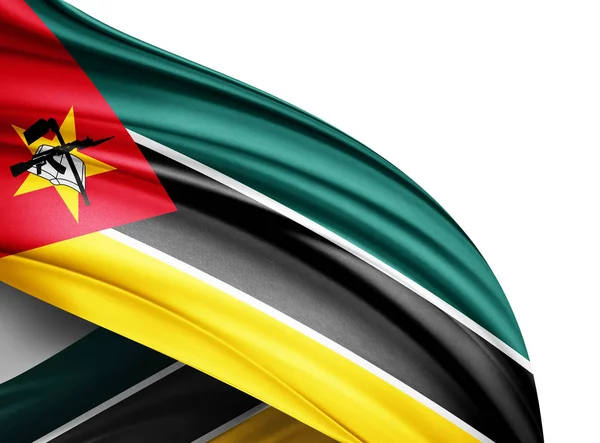 Drapeau Mozambique Avec Espace Copie Pour Votre Texte Illustration — Photo